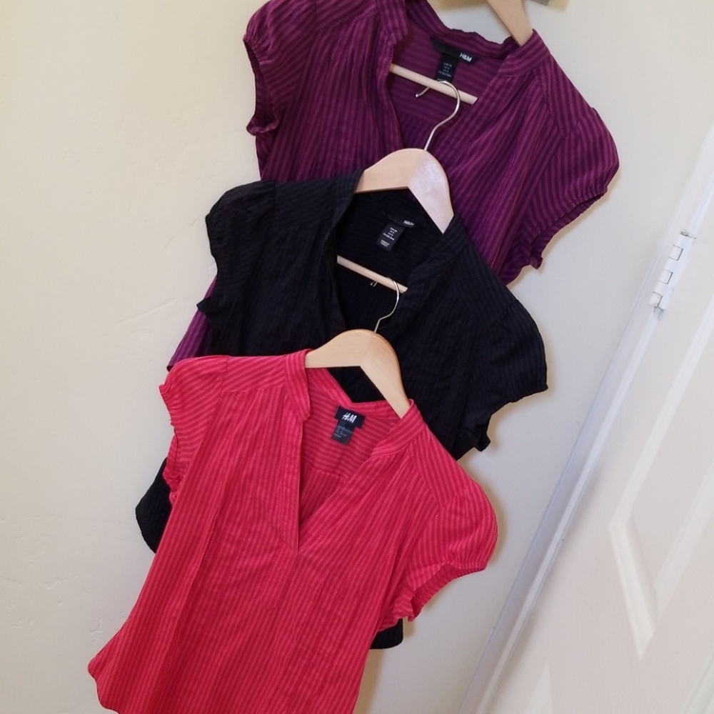 3 H&M tops, perfect for work!